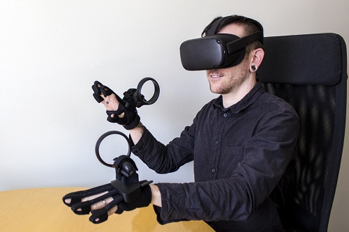 BeBop guante táctil VR e integración con Oculus Quest Link